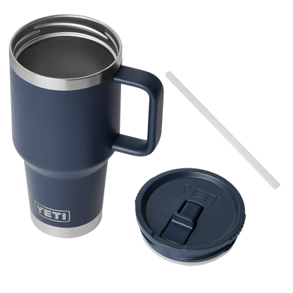 YETI Rambler® Travel Mug with Color-Matched Straw Lid 30 oz