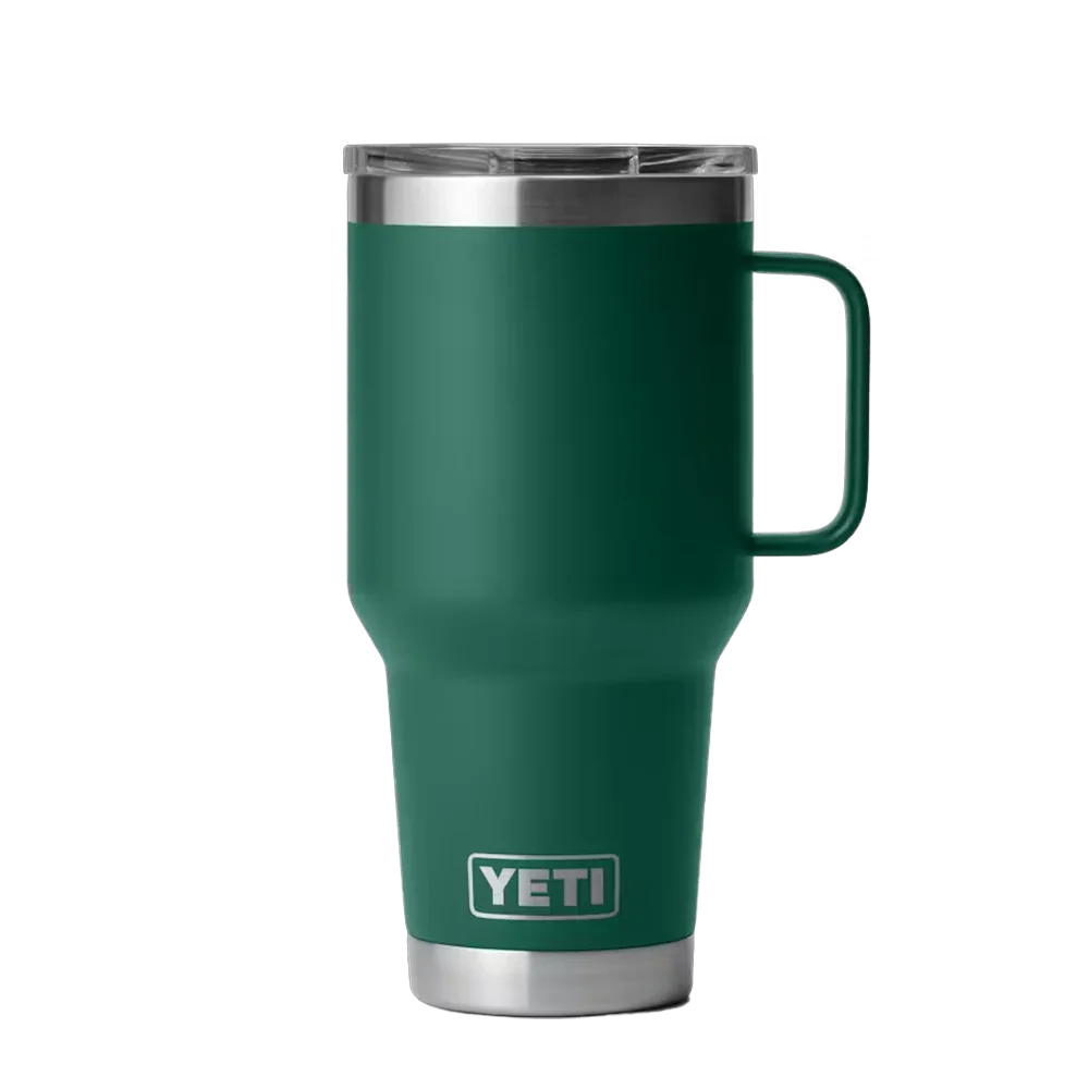 YETI Rambler® Travel Mug with Stronghold™ Lid 30 oz Black Forest Green 
