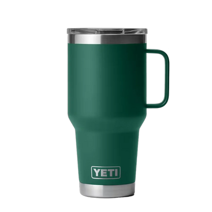 YETI Rambler® Travel Mug with Stronghold™ Lid 30 oz Black Forest Green 