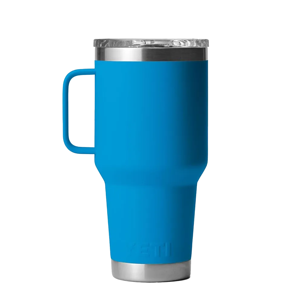 YETI Rambler® Travel Mug with Stronghold™ Lid 30 oz Big Wave Blue 