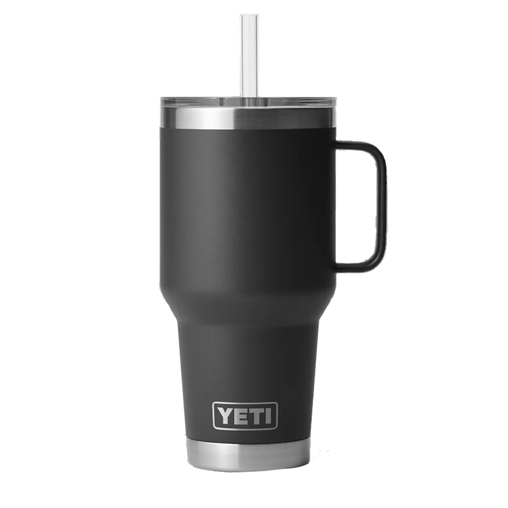 YETI Rambler® Mug with Straw Lid 35 oz Black 