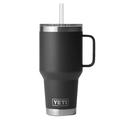 YETI Rambler® Mug with Straw Lid 35 oz Black 