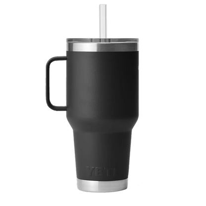 YETI Rambler® Mug with Straw Lid 35 oz Black 