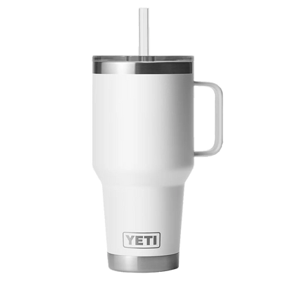 YETI Rambler® Mug with Straw Lid 35 oz White 