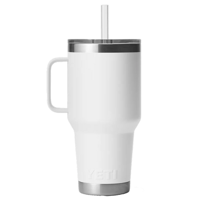 YETI Rambler® Mug with Straw Lid 35 oz White 
