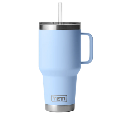 YETI Rambler® Mug with Straw Lid 35 oz Big Sky Blue 