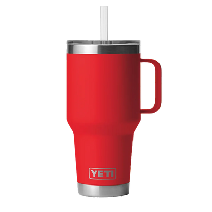 YETI Rambler® Mug with Straw Lid 35 oz Rescue Red 