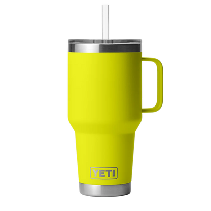YETI Rambler® Mug with Straw Lid 35 oz Firefly Yellow 
