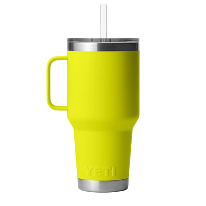 YETI Rambler® Mug with Straw Lid 35 oz Firefly Yellow 