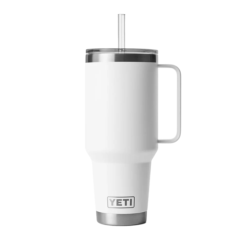 YETI Rambler® Mug with Straw Lid 42 oz White 