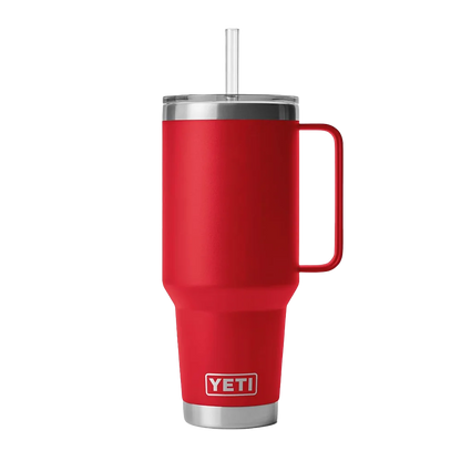 YETI Rambler® Mug with Straw Lid 42 oz Rescue Red 