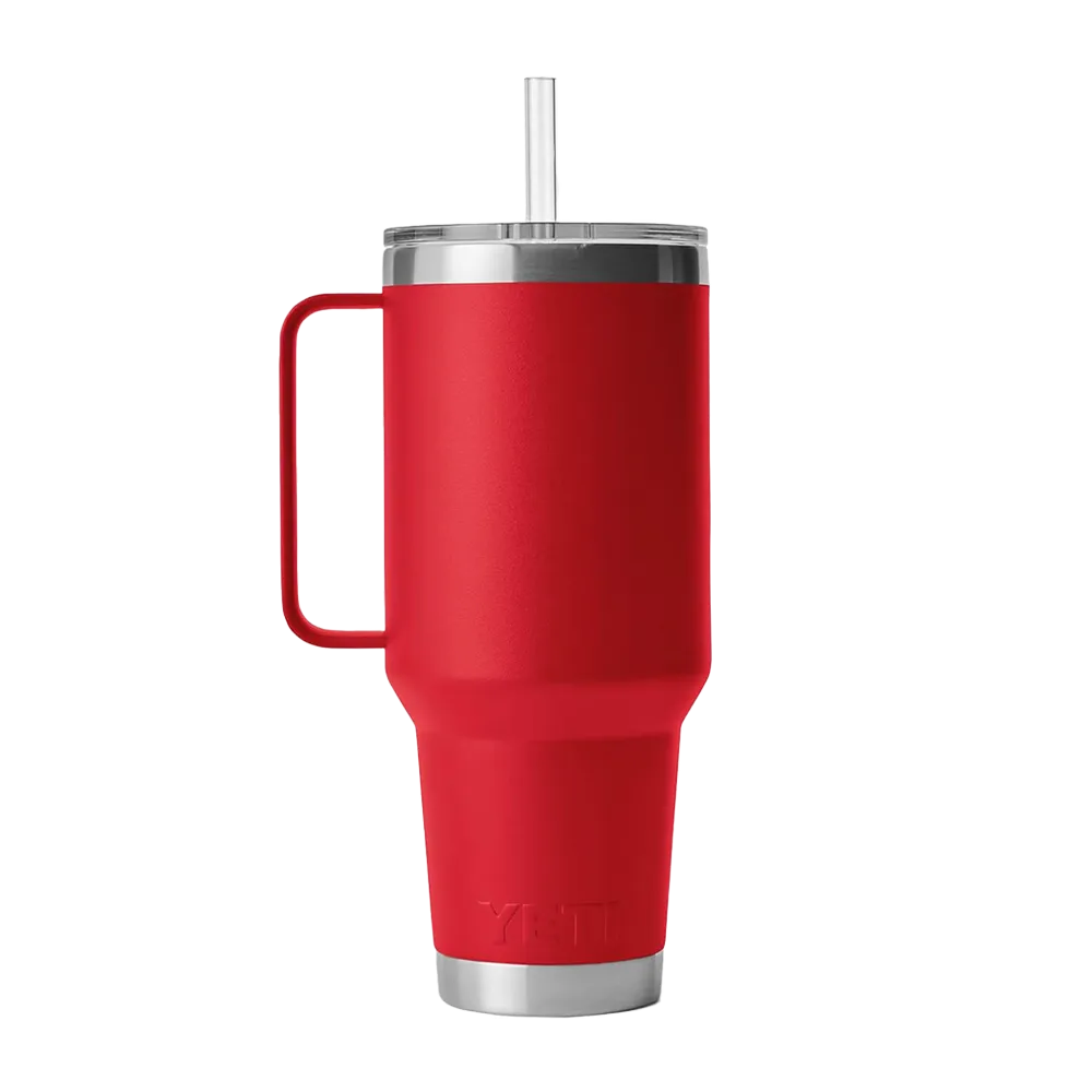 YETI Rambler® Mug with Straw Lid 42 oz Rescue Red 
