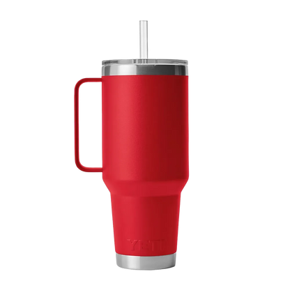 YETI Rambler® Mug with Straw Lid 42 oz Rescue Red 