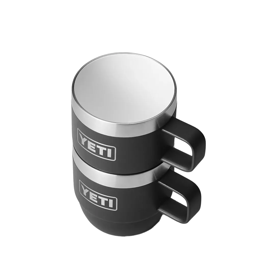 YETI Rambler® Stackable Mugs with DuraSip™ Ceramic Lining 6 oz Black 