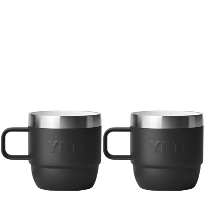 YETI Rambler® Stackable Mugs with DuraSip™ Ceramic Lining 6 oz Black 