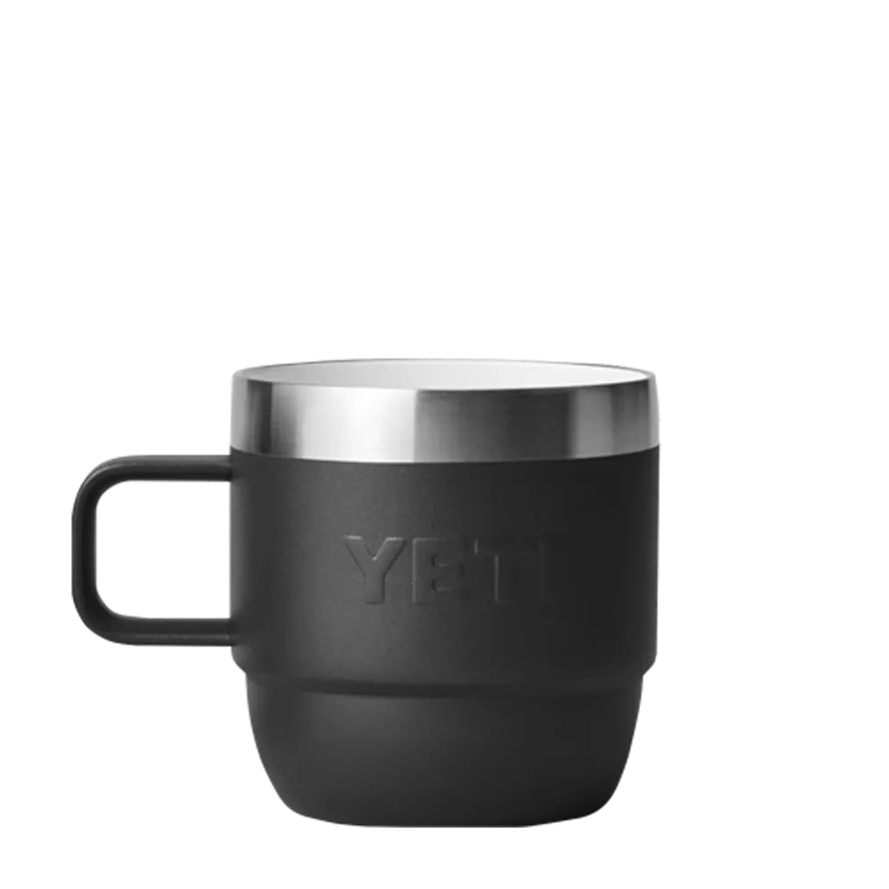 YETI Rambler® Stackable Mugs with DuraSip™ Ceramic Lining 6 oz Black 