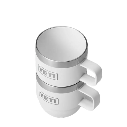 YETI Rambler® Stackable Mugs with DuraSip™ Ceramic Lining 6 oz White 