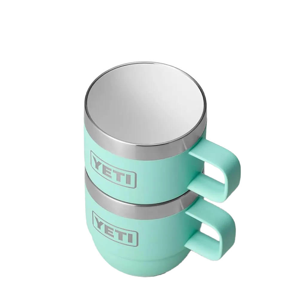 YETI Rambler® Stackable Mugs with DuraSip™ Ceramic Lining 6 oz Seafoam 