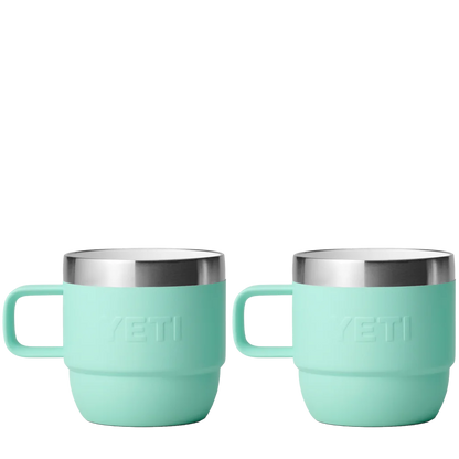 YETI Rambler® Stackable Mugs with DuraSip™ Ceramic Lining 6 oz Seafoam 