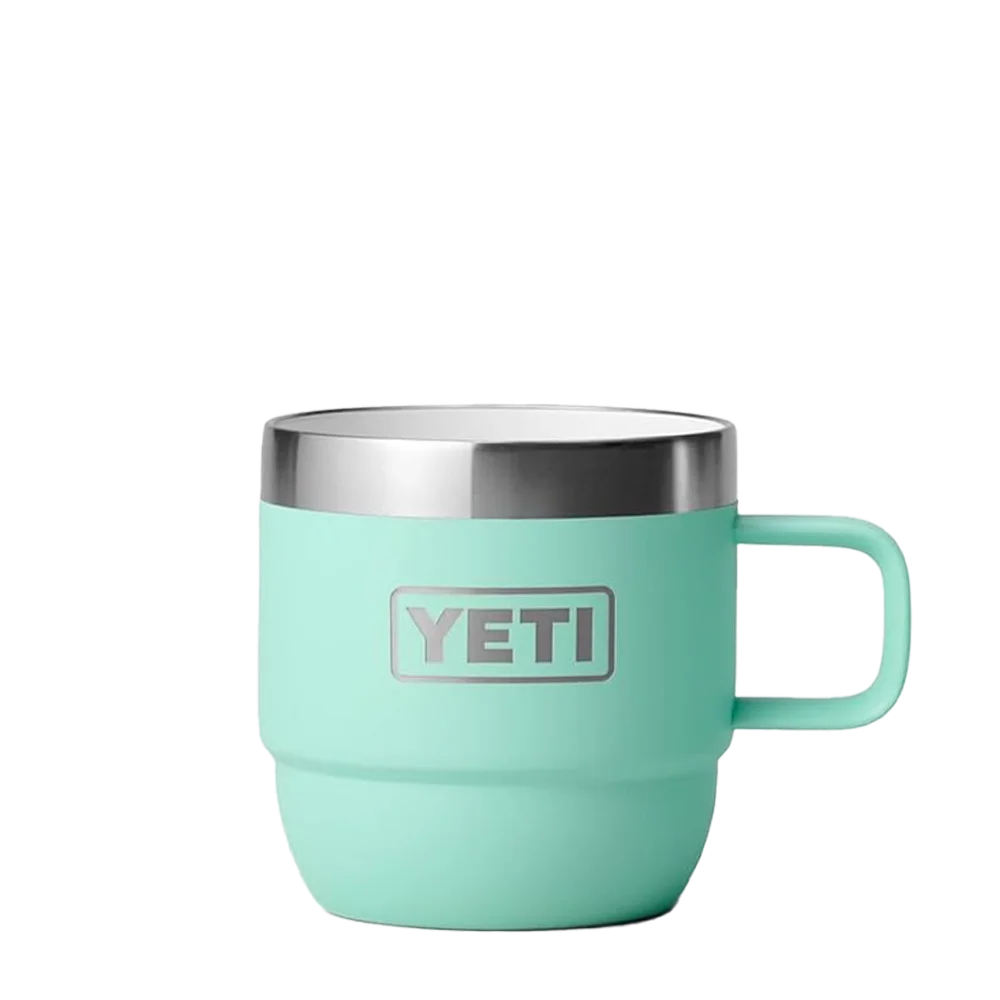 YETI Rambler® Stackable Mugs with DuraSip™ Ceramic Lining 6 oz Seafoam 