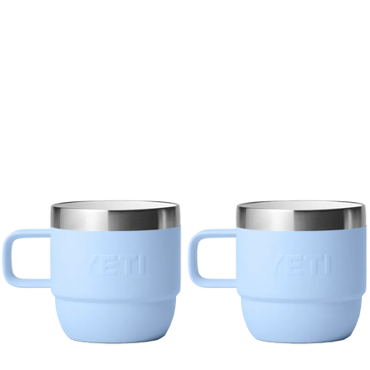 YETI Rambler® Stackable Mugs with DuraSip™ Ceramic Lining 6 oz Big Sky Blue 