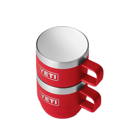 YETI Rambler® Stackable Mugs with DuraSip™ Ceramic Lining 6 oz Rescue Red 
