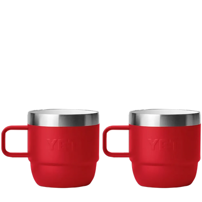 YETI Rambler® Stackable Mugs with DuraSip™ Ceramic Lining 6 oz Rescue Red 