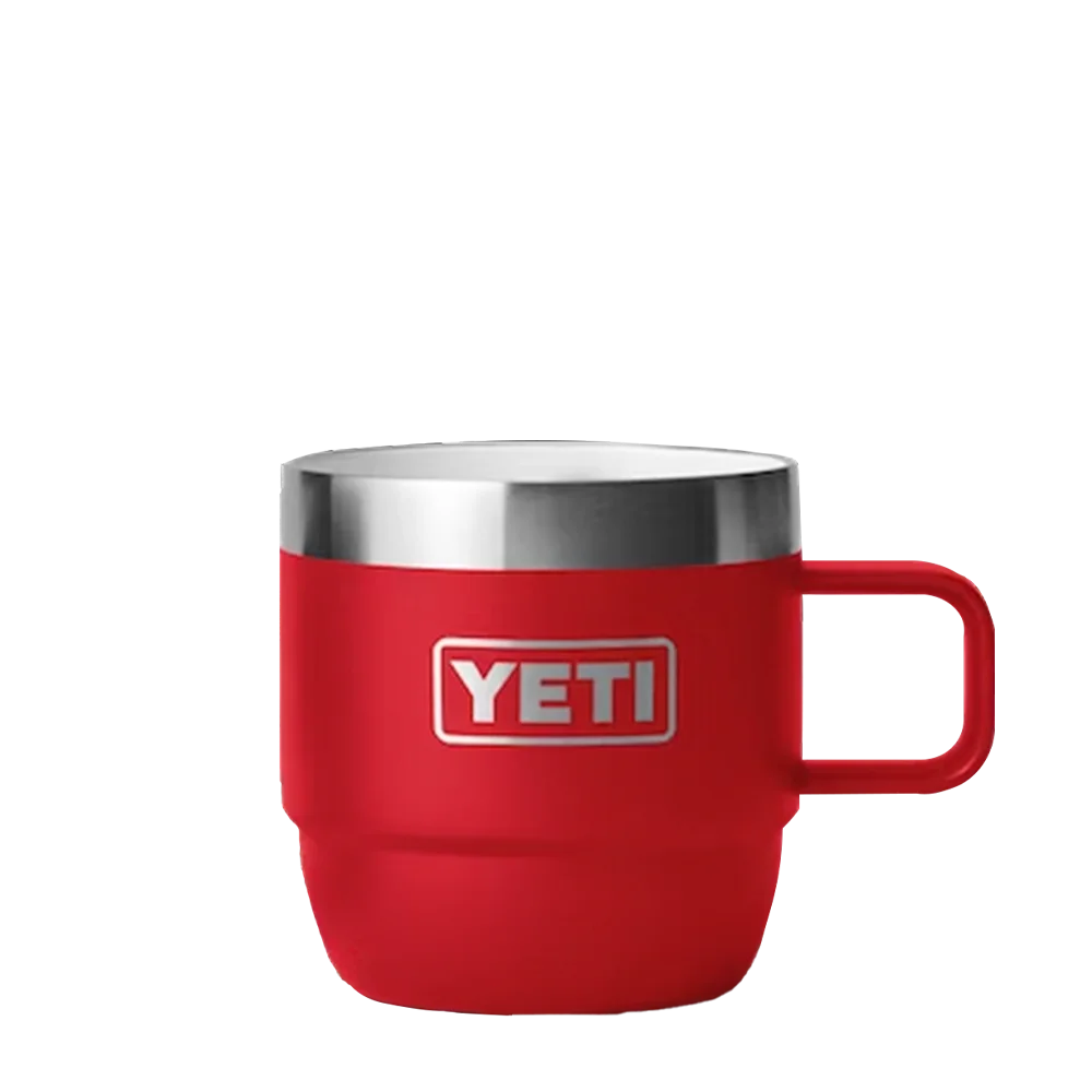 YETI Rambler® Stackable Mugs with DuraSip™ Ceramic Lining 6 oz Rescue Red 
