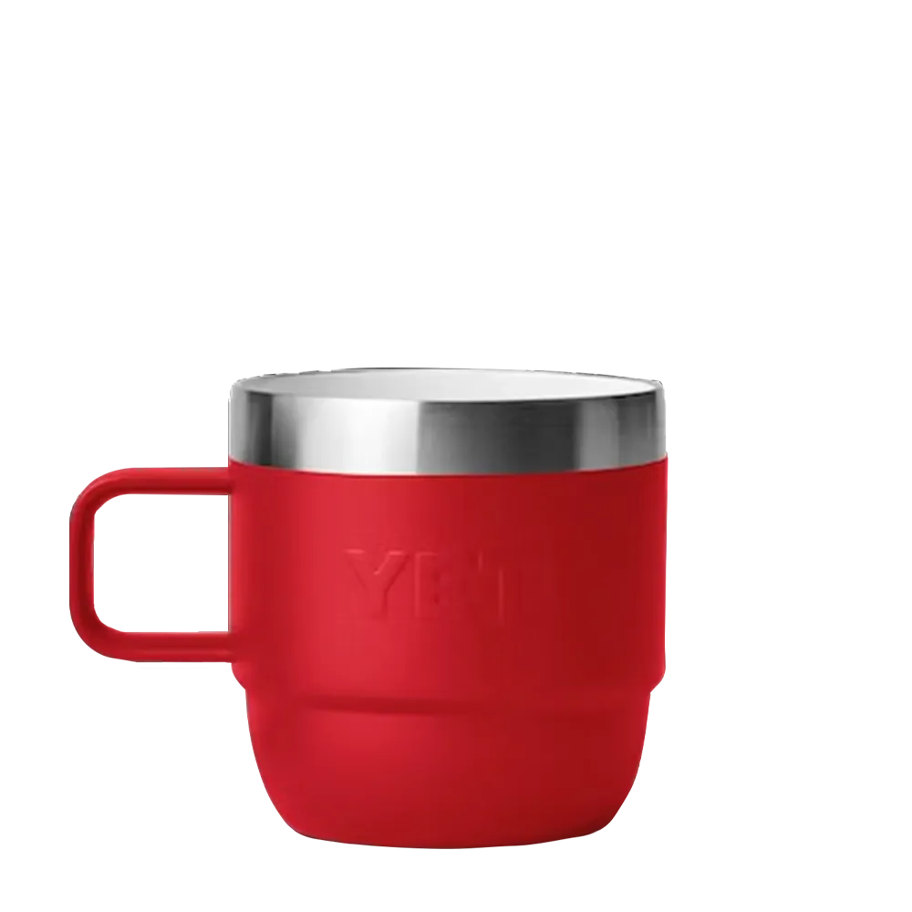 YETI Rambler® Stackable Mugs with DuraSip™ Ceramic Lining 6 oz Rescue Red 