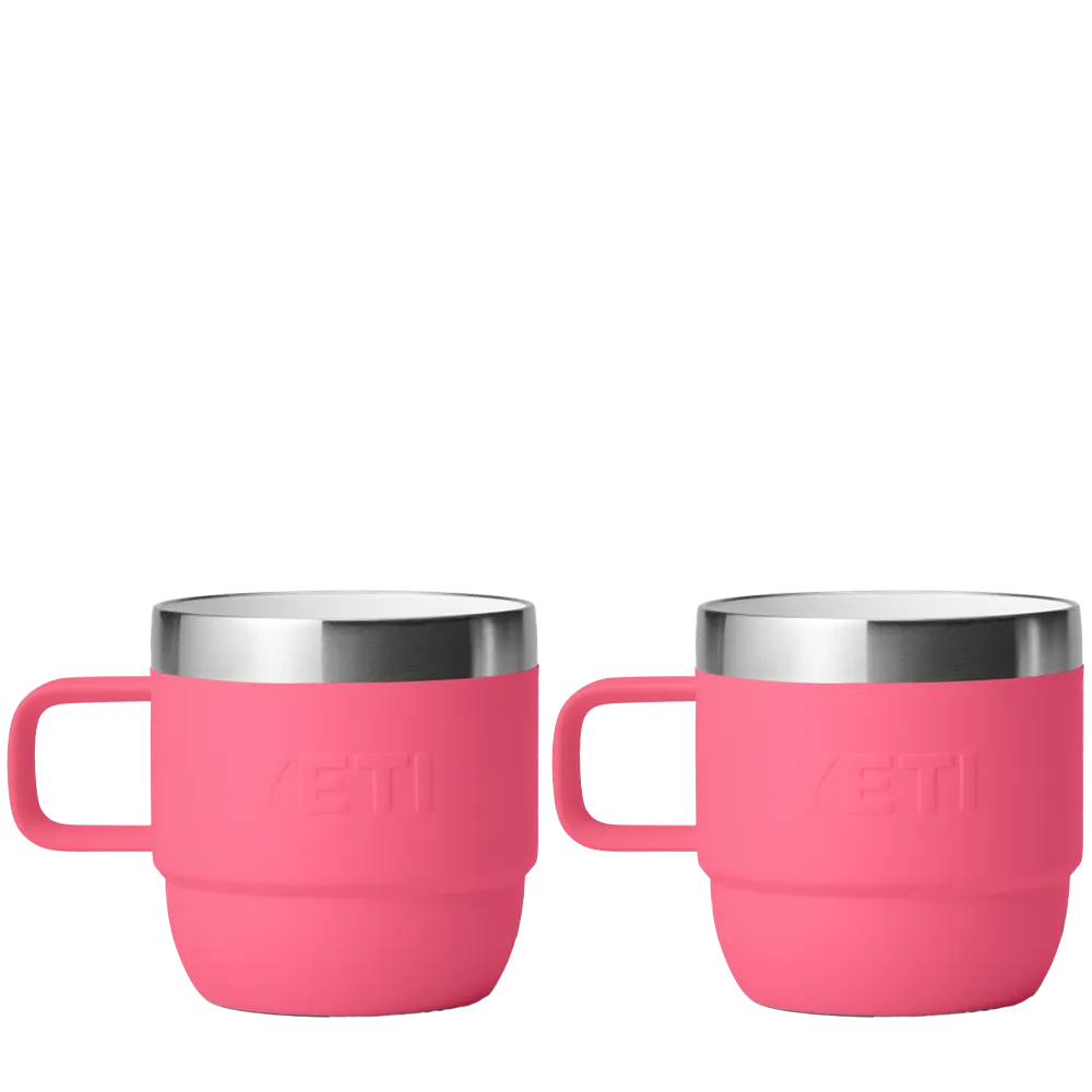YETI Rambler® Stackable Mugs with DuraSip™ Ceramic Lining 6 oz Tropical Pink 