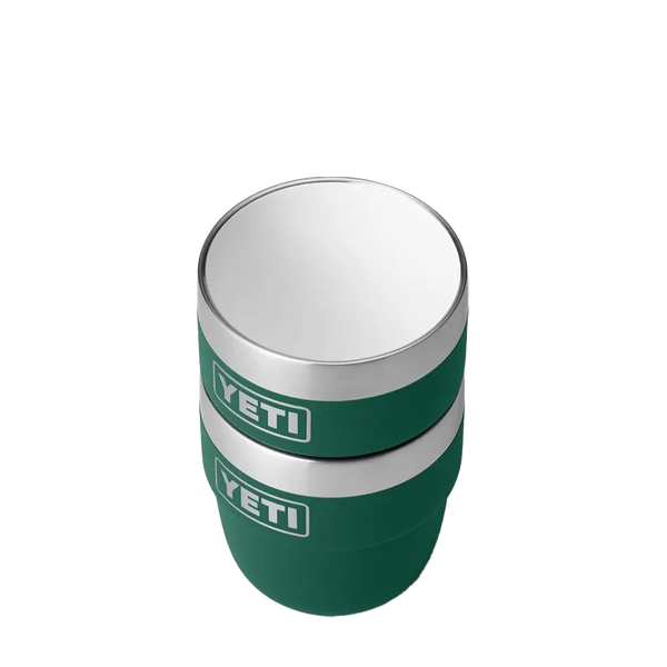Yeti 4 oz Stackable Cups with Durasip Ceramic Lining #color_black-forest-green