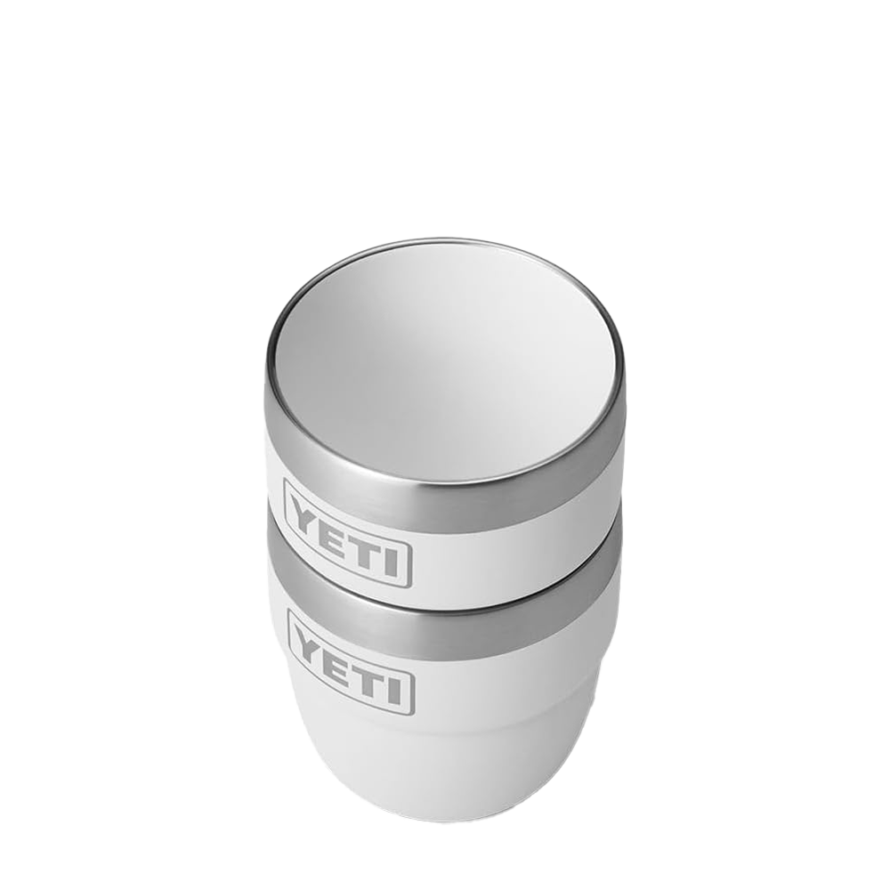 YETI 4 oz Rambler® Stackable Cups with DuraSip™ Ceramic Lining White 