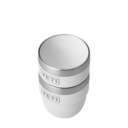 YETI 4 oz Rambler® Stackable Cups with DuraSip™ Ceramic Lining White 
