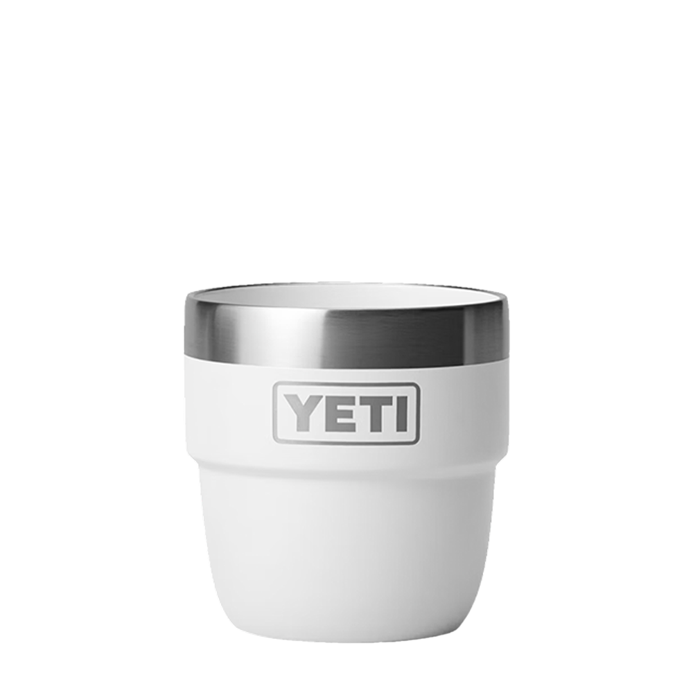 YETI 4 oz Rambler® Stackable Cups with DuraSip™ Ceramic Lining White 