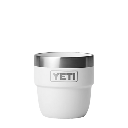 YETI 4 oz Rambler® Stackable Cups with DuraSip™ Ceramic Lining White 