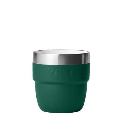 YETI 4 oz Rambler® Stackable Cups with DuraSip™ Ceramic Lining Black Forest Green 