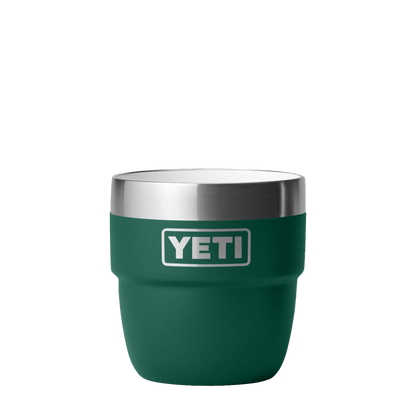 YETI 4 oz Rambler® Stackable Cups with DuraSip™ Ceramic Lining Black Forest Green 