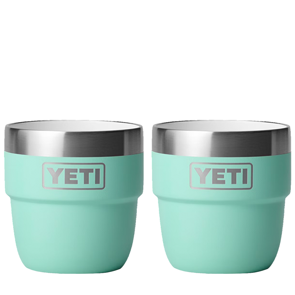 YETI 4 oz Rambler® Stackable Cups with DuraSip™ Ceramic Lining Seafoam 