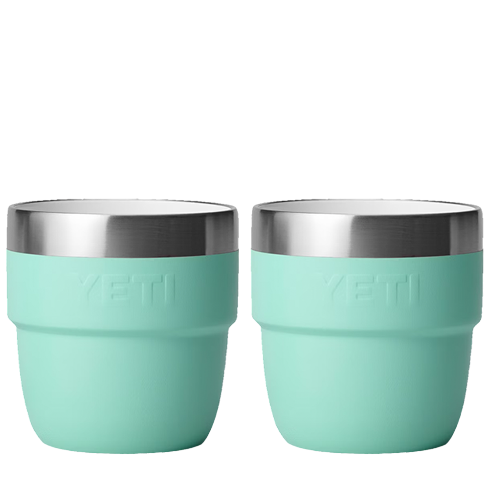 YETI 4 oz Rambler® Stackable Cups with DuraSip™ Ceramic Lining Seafoam 