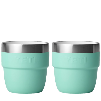 YETI 4 oz Rambler® Stackable Cups with DuraSip™ Ceramic Lining Seafoam 