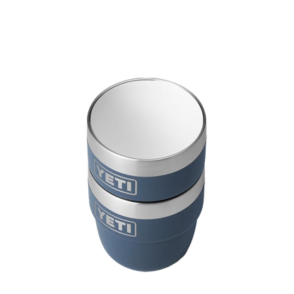 YETI 4 oz Rambler® Stackable Cups with DuraSip™ Ceramic Lining Navy 