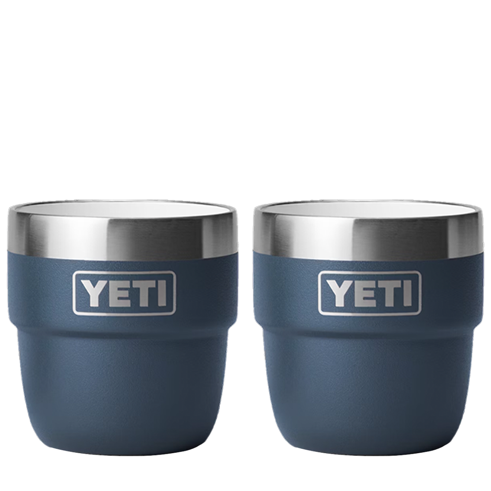 YETI 4 oz Rambler® Stackable Cups with DuraSip™ Ceramic Lining Navy 