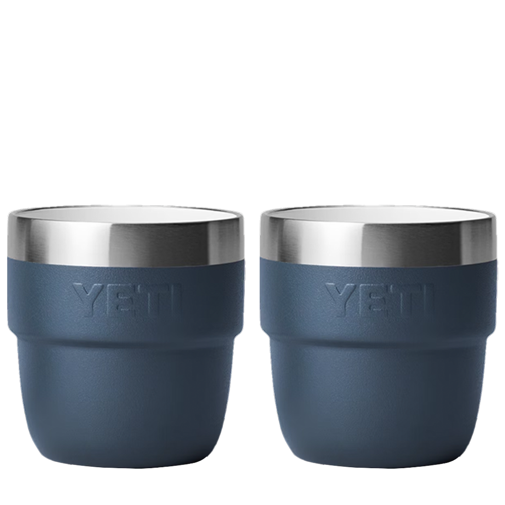 YETI 4 oz Rambler® Stackable Cups with DuraSip™ Ceramic Lining Navy 