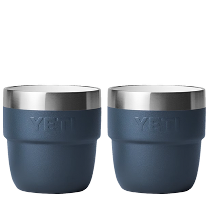 YETI 4 oz Rambler® Stackable Cups with DuraSip™ Ceramic Lining Navy 
