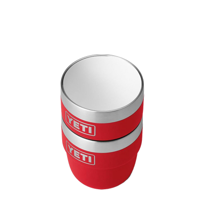 YETI 4 oz Rambler® Stackable Cups with DuraSip™ Ceramic Lining Rescue Red 