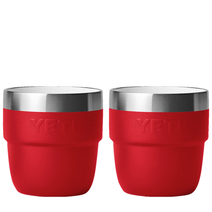 YETI 4 oz Rambler® Stackable Cups with DuraSip™ Ceramic Lining Rescue Red 