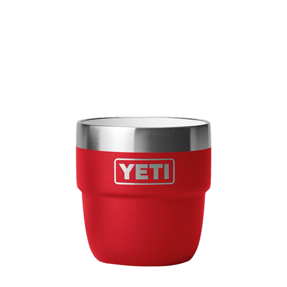 YETI 4 oz Rambler® Stackable Cups with DuraSip™ Ceramic Lining Rescue Red 