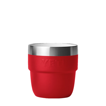 YETI 4 oz Rambler® Stackable Cups with DuraSip™ Ceramic Lining Rescue Red 