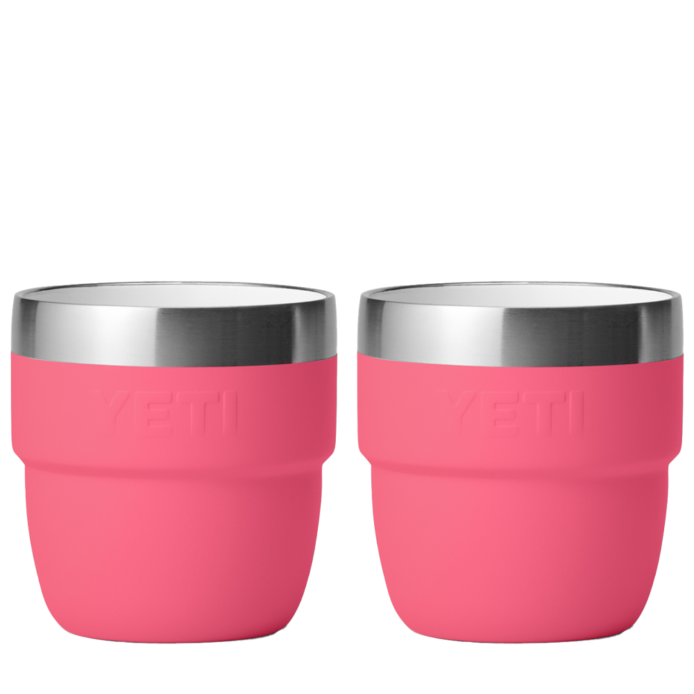 YETI 4 oz Rambler® Stackable Cups with DuraSip™ Ceramic Lining Tropical Pink 