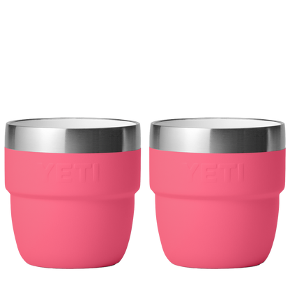YETI 4 oz Rambler® Stackable Cups with DuraSip™ Ceramic Lining Tropical Pink 